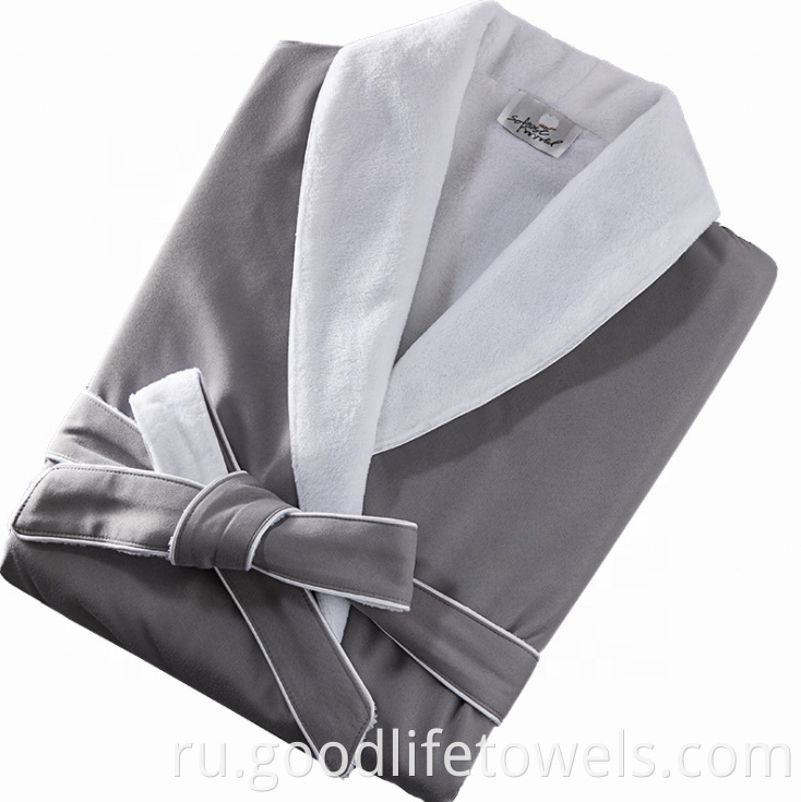 Luxury Bath Robe Polyester Bathrobe